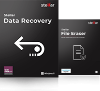 Stellar Data Recovery for Windows plus Stellar File Eraser
