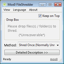 Moo0 Fileshredder