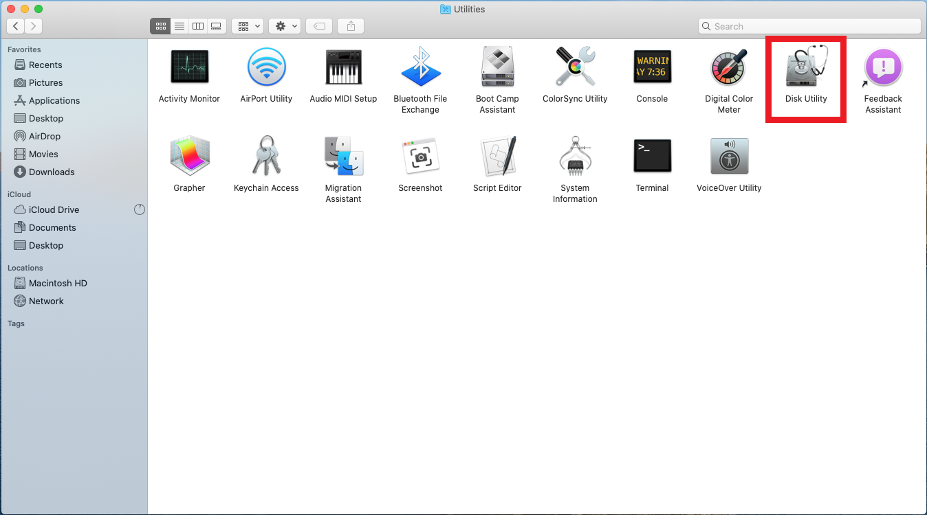 Disk Utility