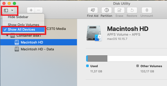 disk utility won t let me erase