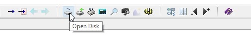 Open Disk in WinHex