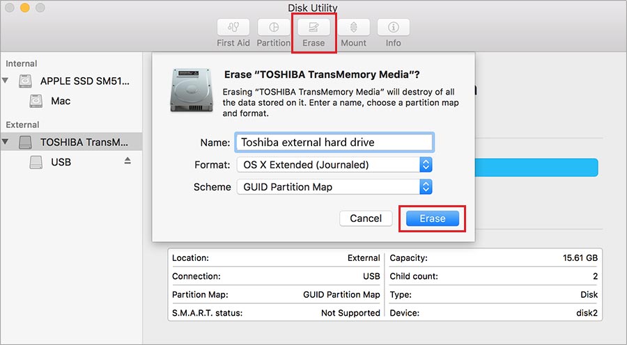 toshiba external hard drive mac to windows transfer