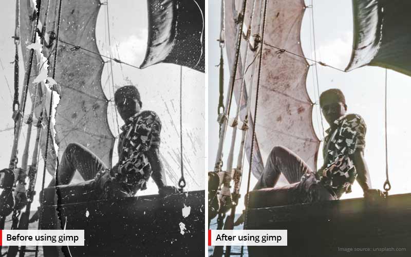gimp photo restoration