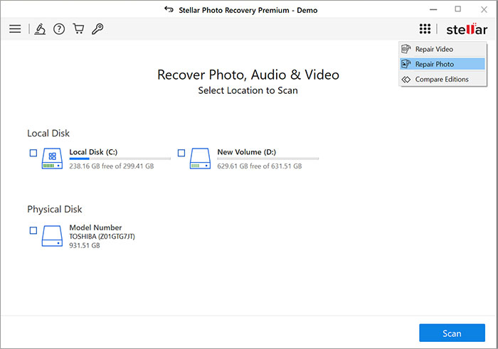 Stellar Photo recovery premium