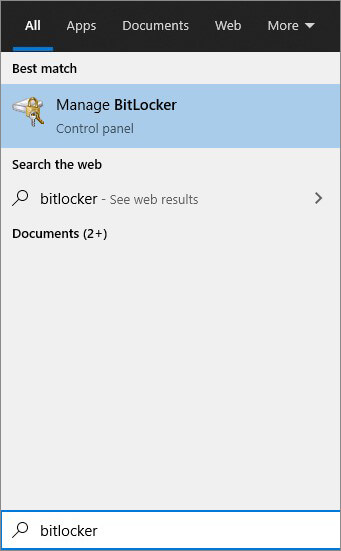 Open BitLocker Image