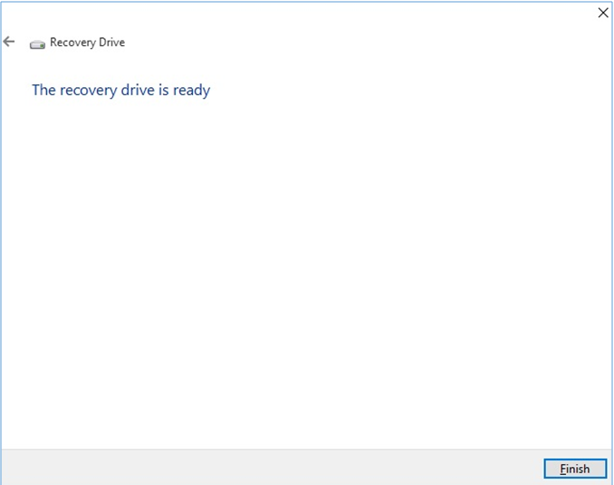 Create Recovery Media for Windows