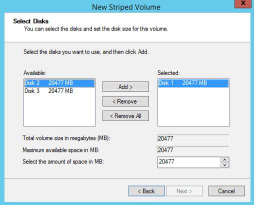 add drives to RAID volume