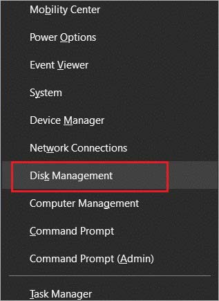 open disk management