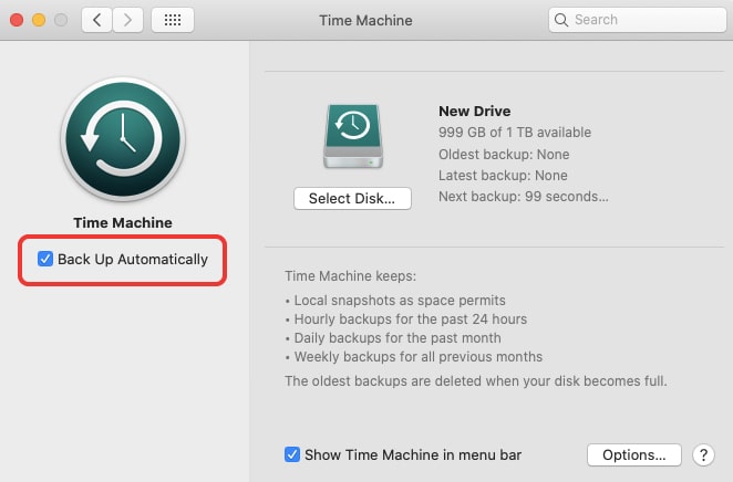 how much is time machine for mac