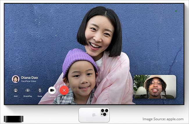 FaceTime on Apple TV