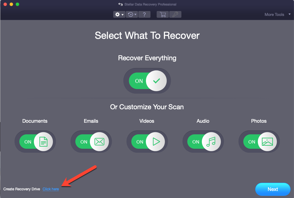 Create Recovery Drive Mac