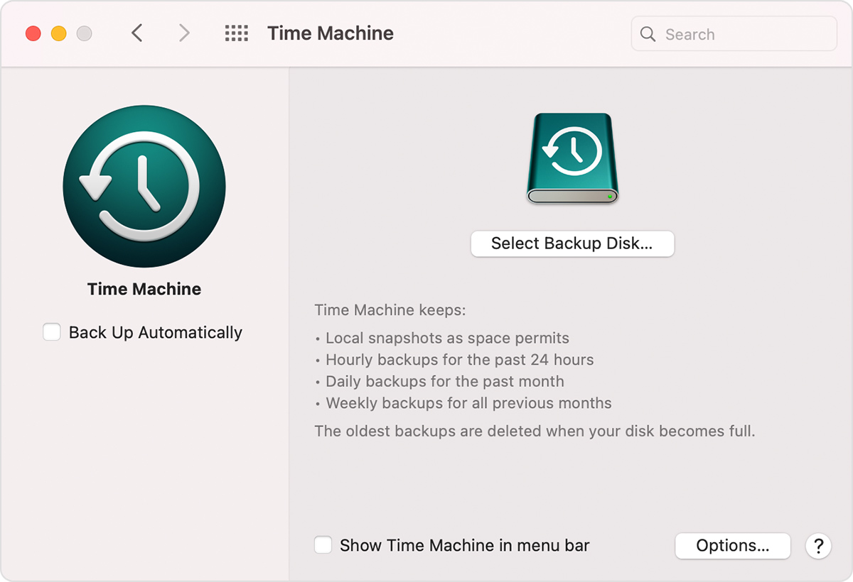 my passport for mac not showing up in time machine