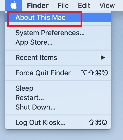 About This Mac