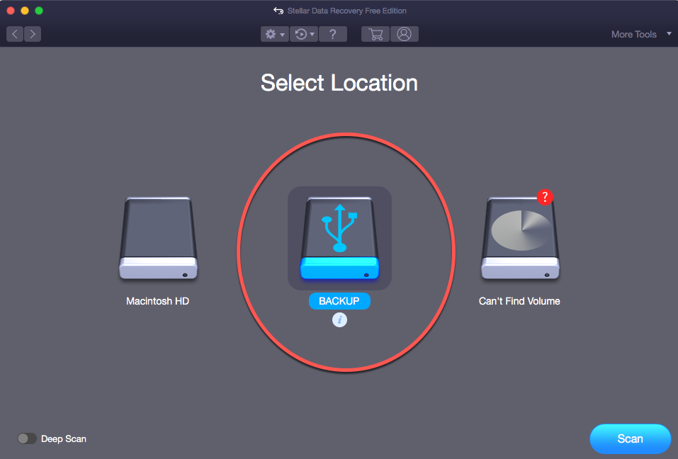 select external drive recovery