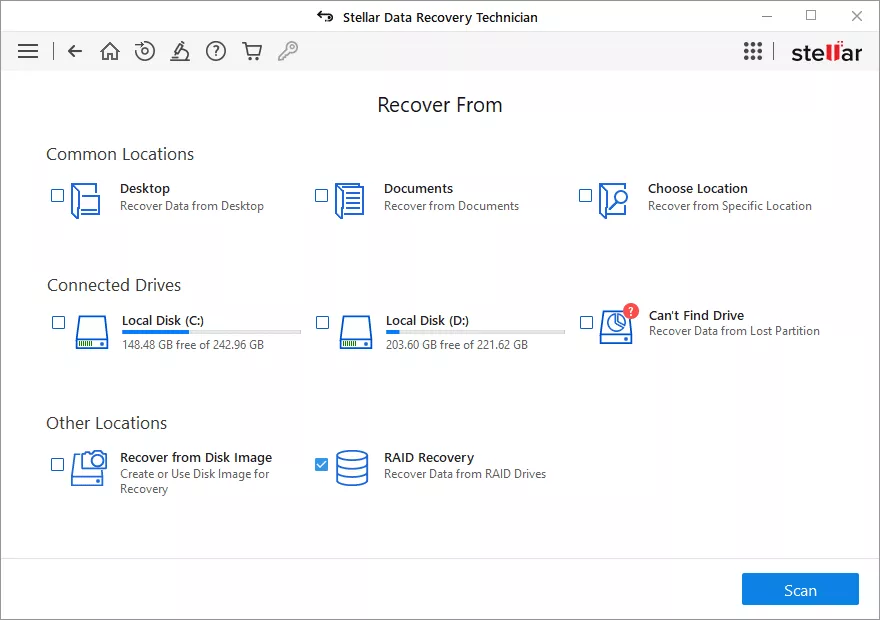 select-raid-stellar-data-recovery-technician
