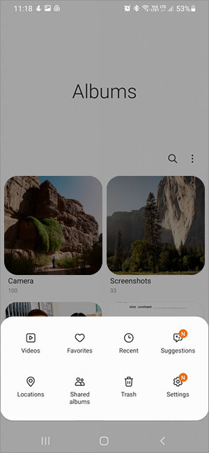 Use Gallery Apps Trash