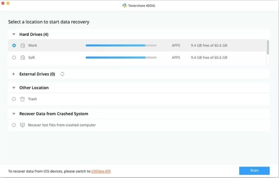 Tenorshare 4DDiG Mac Data Recovery