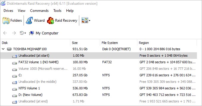 Disk Internals