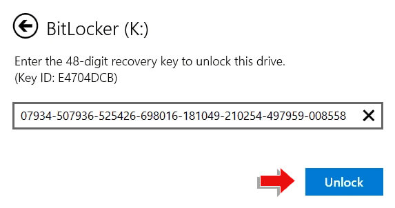 turn-off-disable-bitlocker-encryption/unlock-bitlocker-encryption-using-recovery-key-7.5
