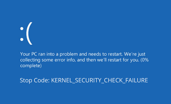 blue screen of death after windows 11 crashed