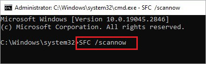 execute the sfc command to check for any system file corruption and fix it. this command will resolve system file corruption and fix windows 11 crashing issue