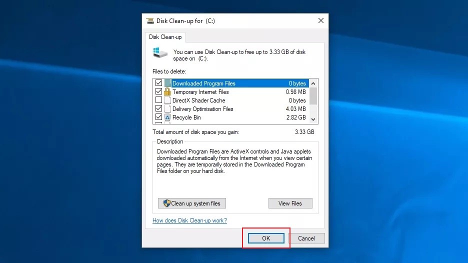 Disk Cleanup