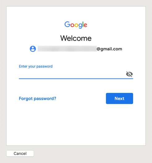 Sign in to Gmail