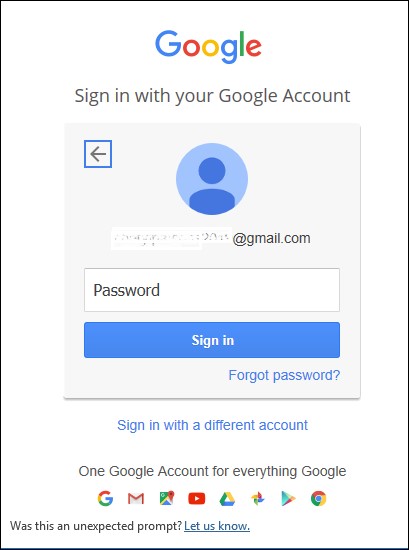 Log in to Gmail