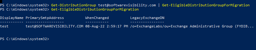 check-eleigible-distribution groups for migration to office365 groups