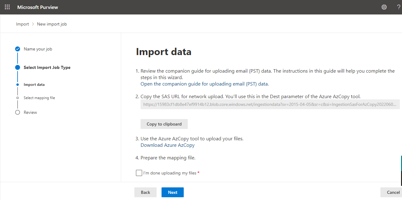 copy sas url download azure azcopy tool