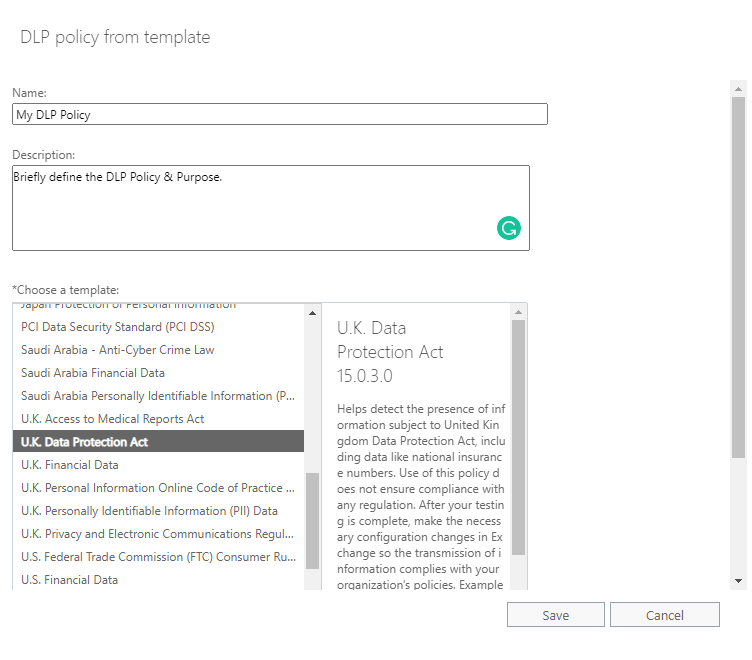 choose-the-template-enter-policy-name-description