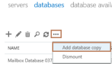 add database copy