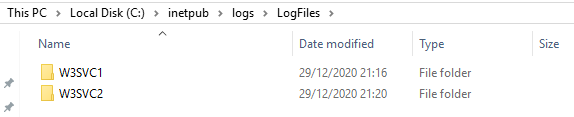 log file location