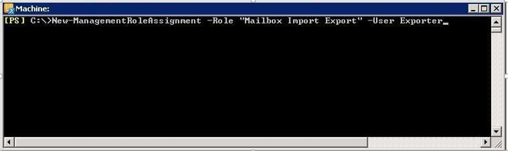 mailbox import export role