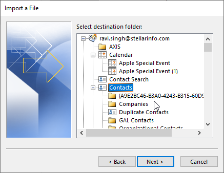 import duplicate contacts to main contacts