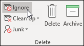 stop outlook from moving emails to deleted list