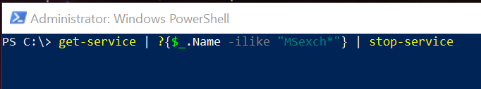 get- services status using the powershell cmdlet