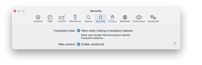 Seguite questi passaggi per abilitare JavaScript sul vostro browser Safari