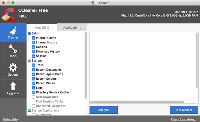 CCleaner for mac