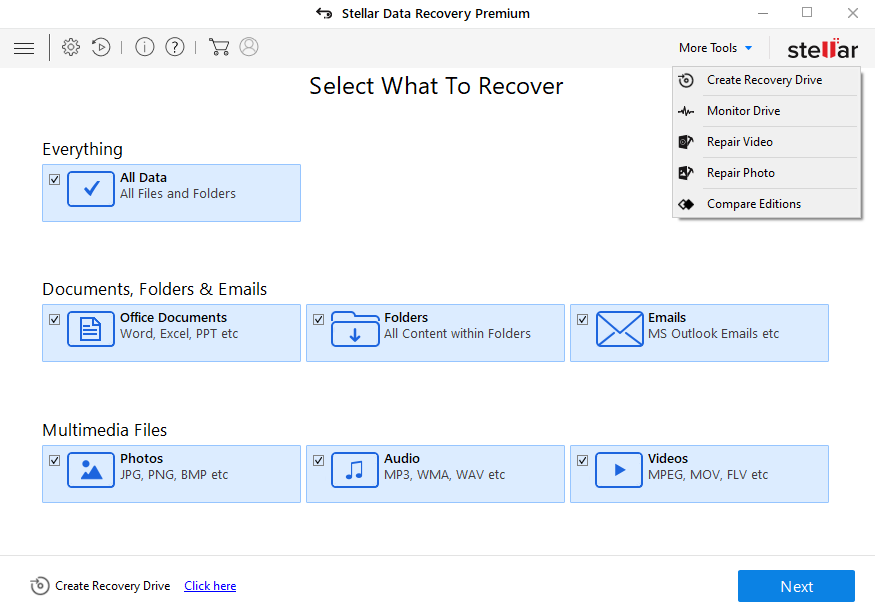 Stellar Photo Recovery