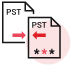 Fusionnez les fichiers PST protégés par mot de passe 