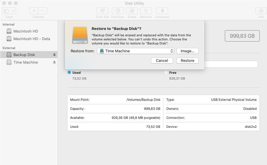 accidentally deleted macintosh hd in disk utility