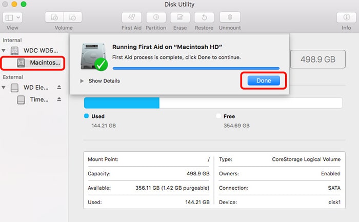 cleaning up startup disk on mac