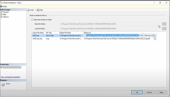 How to Restore SQL Database With a Different Name