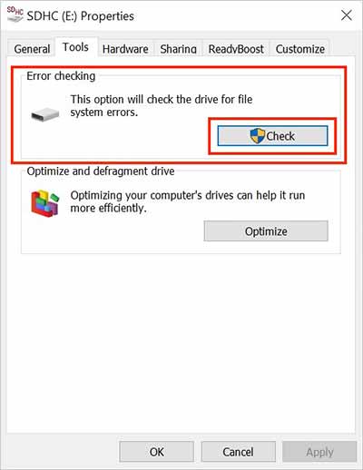 Error checking