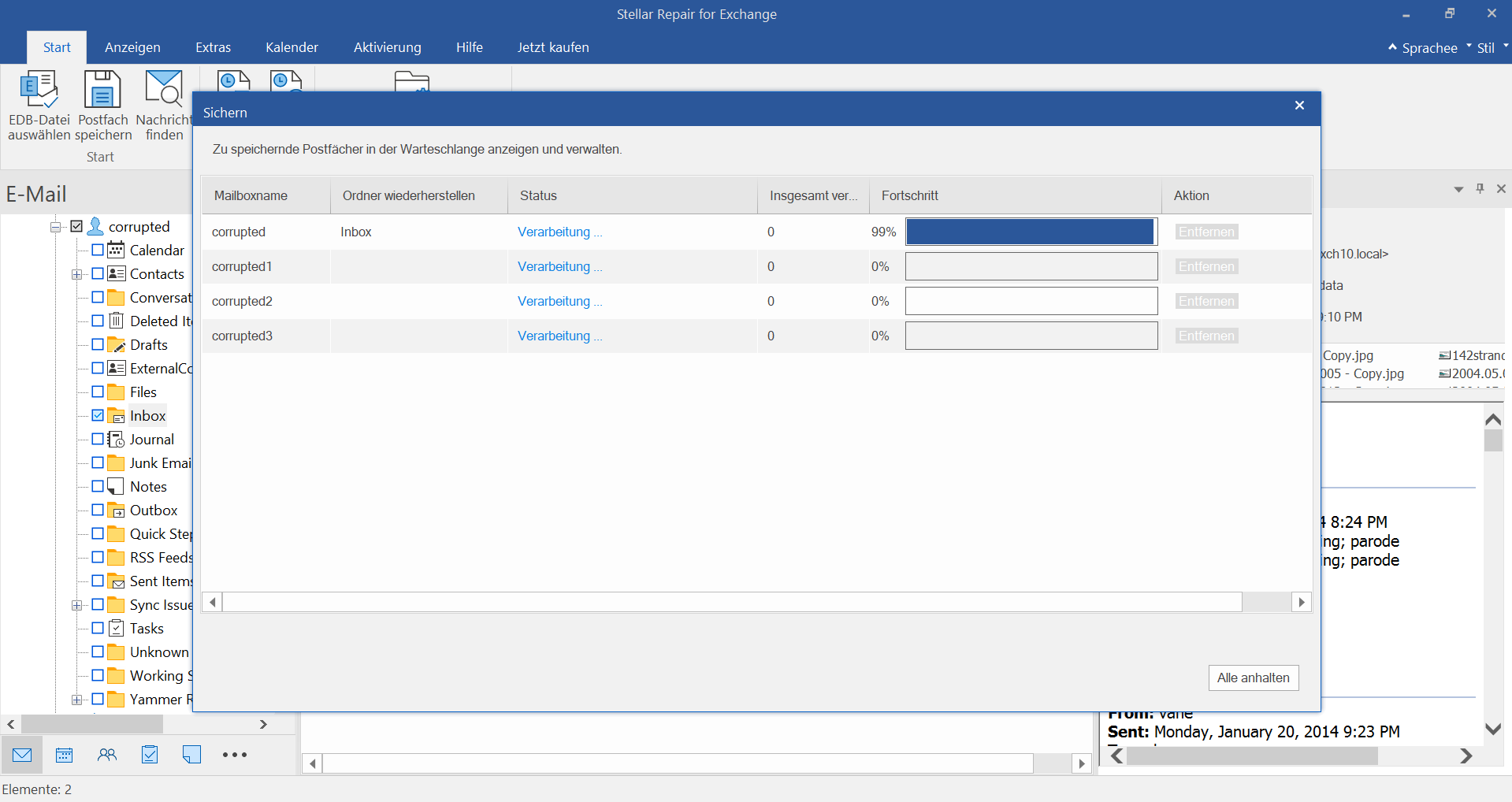 Outlook repair