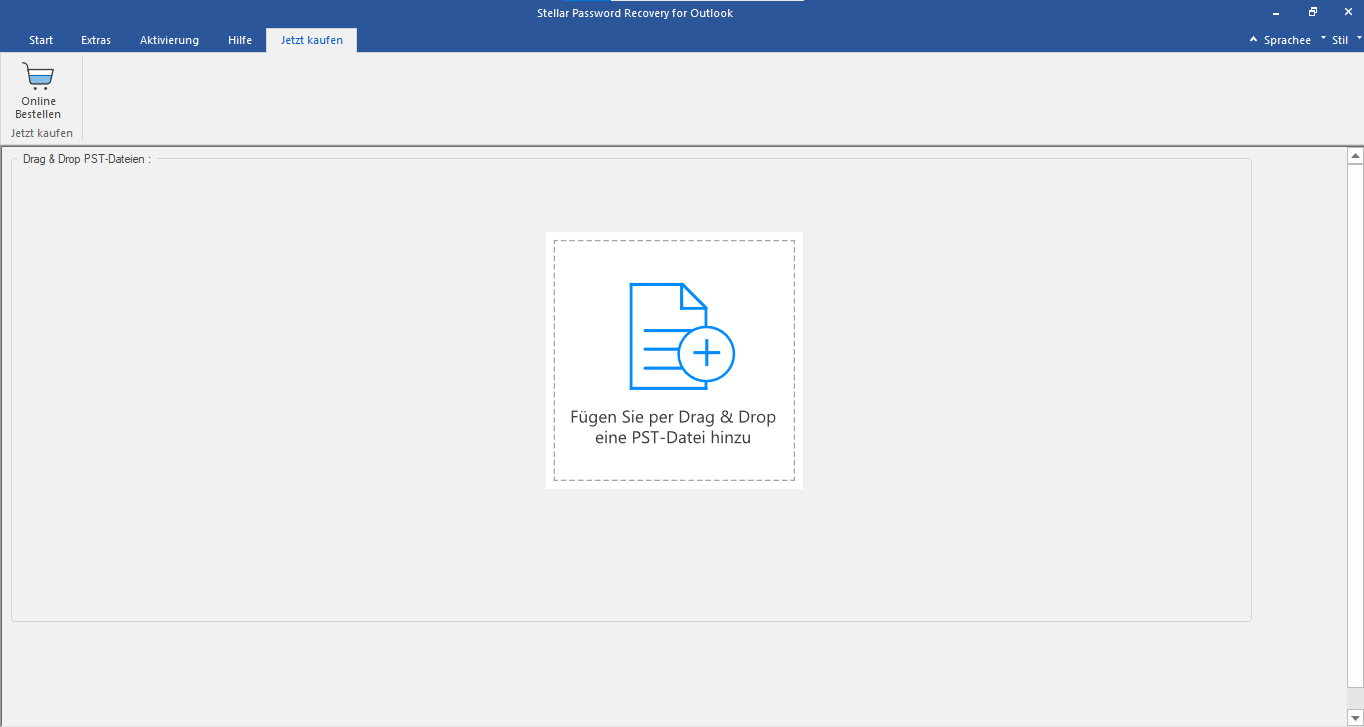 Stellar Password Recovery for Outlook