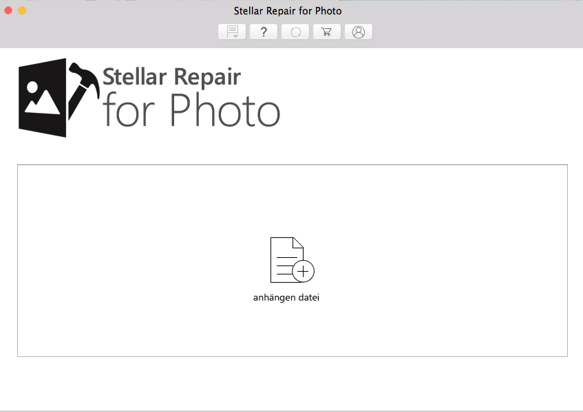 Stellar Repair for Photo- Add files