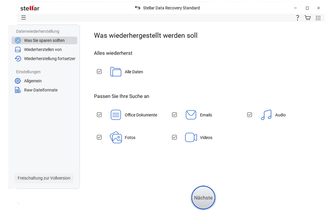 Expertenlösung für Datenrettung