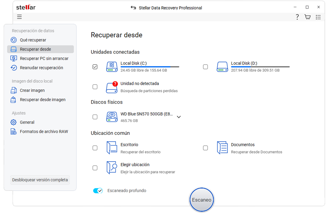 Windows-recuperación de datos-profesional